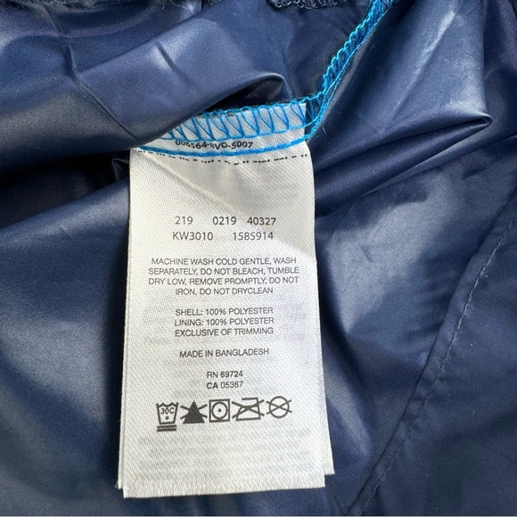 Columbia blue color block zip up hooded windbreaker jacket women’s 2X - Picture 9 of 14